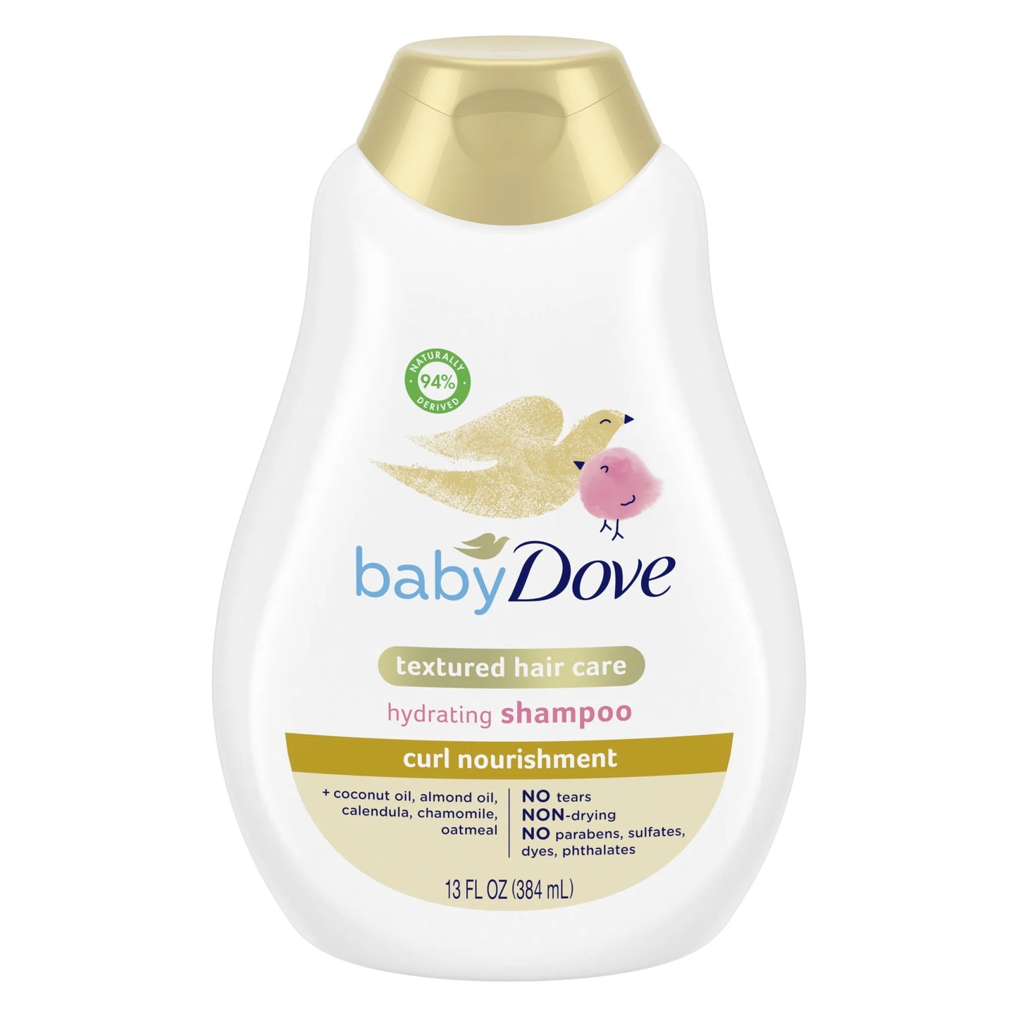 Curly Hair Hydrating Baby Shampoo Curl Nourishment Tear-Free, 13 Oz