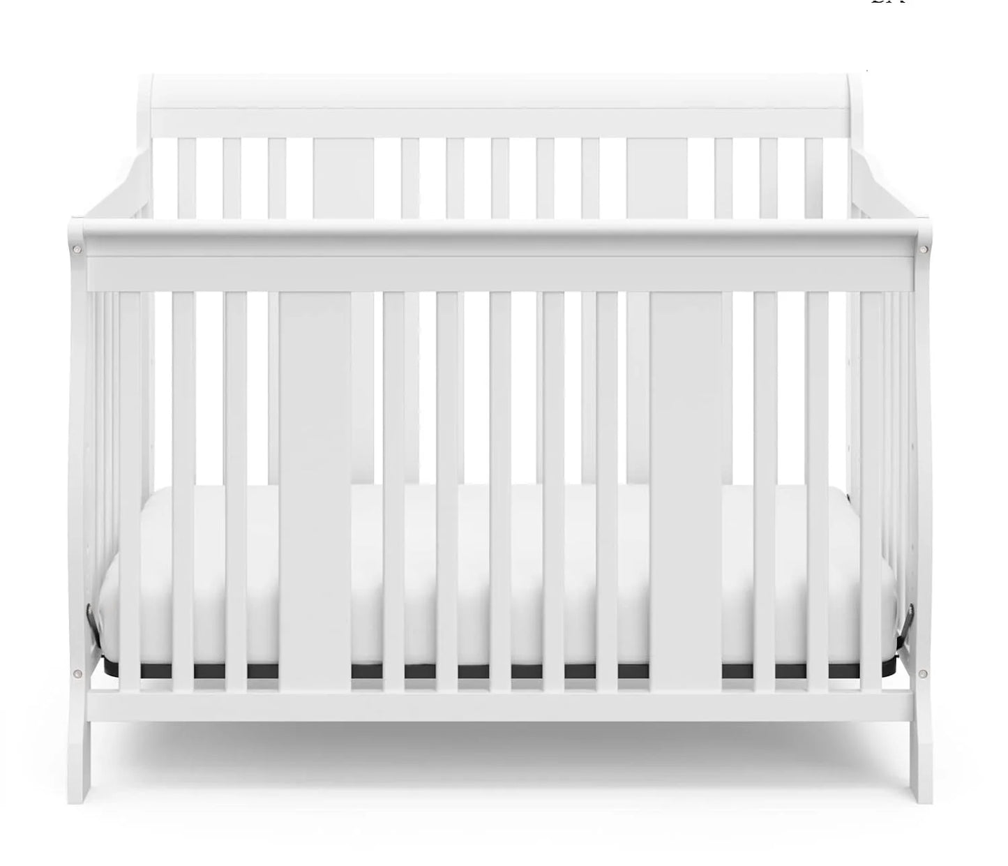 Tuscany 4-In-1 Convertible Baby Crib White
