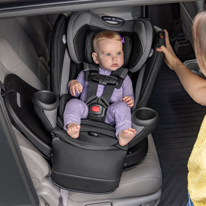 Revolve360 Extend All-In-One Rotational Car Seat with Quick Clean Cover (Rowe Pink)