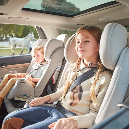 Pria All-In-One Convertible Car Seat, Infant to Toddler Car Seat, Easy-Install Harness, Machine-Washable Cover, 5-100 Lbs, Seafaring