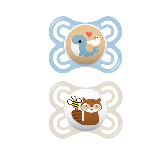 Perfect Pacifier, 0-6 Months, Boy, 2 Pack