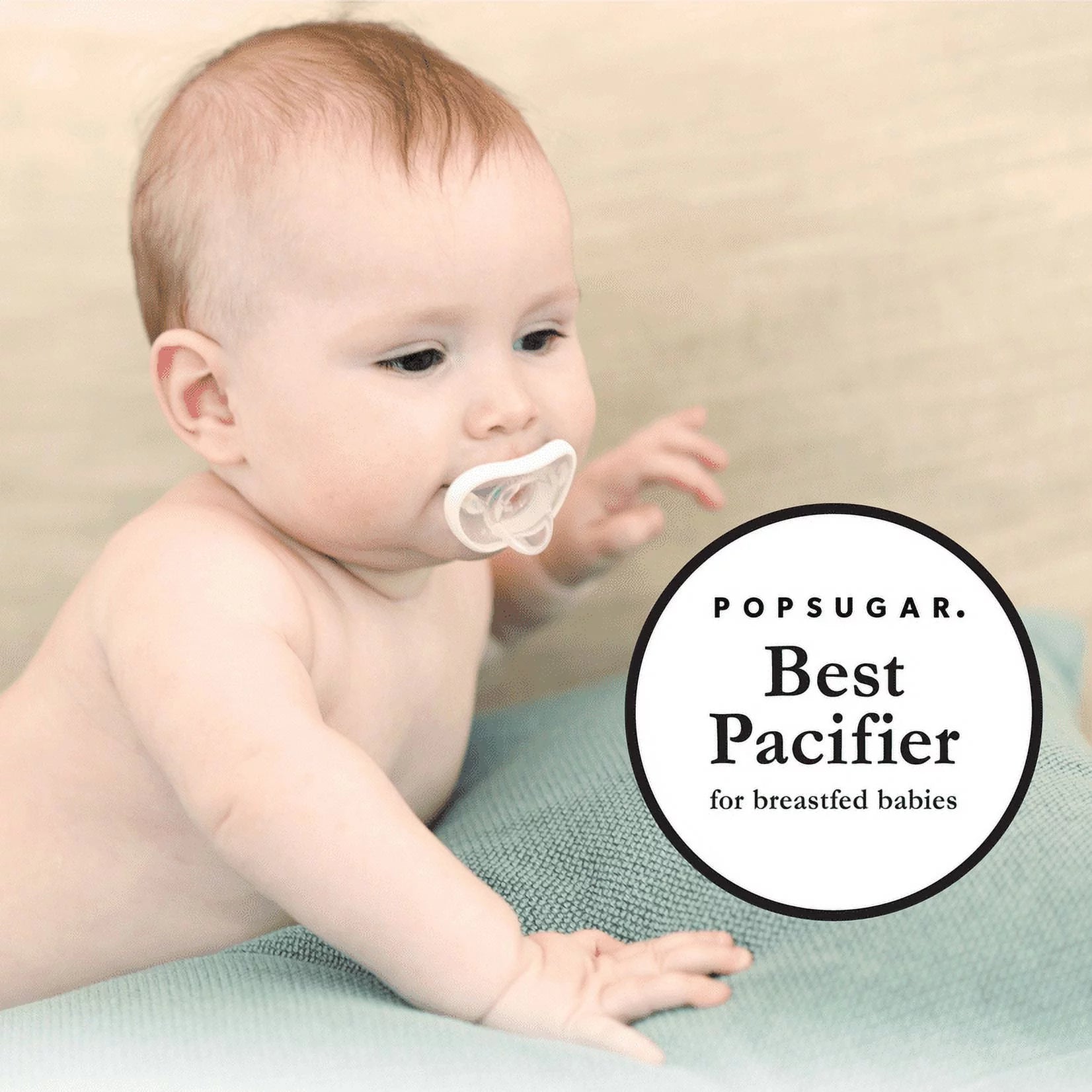 Flexy Newborn Pacifier, 0-3M - White