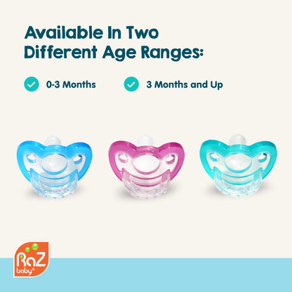 Jollypop Baby Pacifier Newborn, 0-3M BPA Free (3 Count Variety)