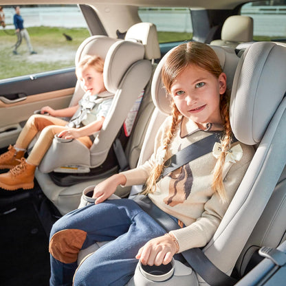 Pria All-In-One Convertible Car Seat, Infant to Toddler Car Seat, Easy-Install Harness, Machine-Washable Cover, 5-100 Lbs, Seafaring