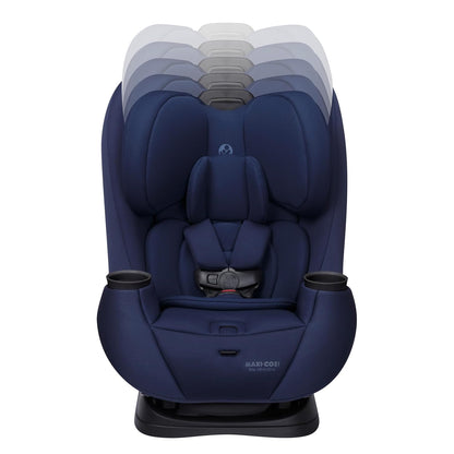 Pria All-In-One Convertible Car Seat, Infant to Toddler Car Seat, Easy-Install Harness, Machine-Washable Cover, 5-100 Lbs, Seafaring