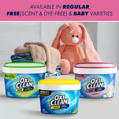 (3 Pack)  Versatile Baby Laundry Stain Remover and Baby Stain Soaker, 3 Lb