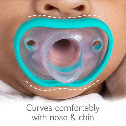 Flexy Newborn Pacifier, 0-3M - White