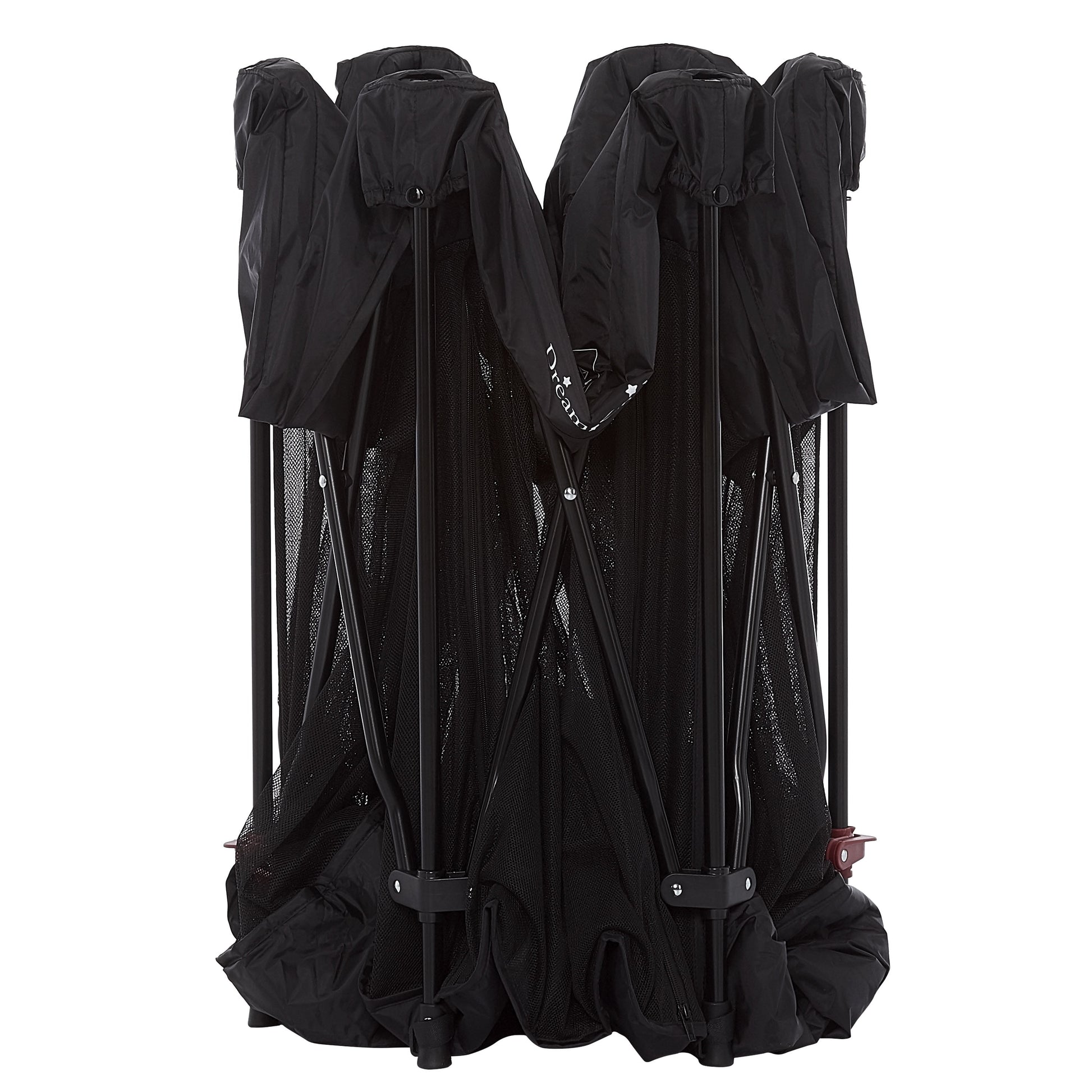 Onyx Baby Play Yard Set with Canopy, Black