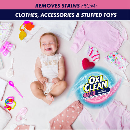 (3 Pack)  Versatile Baby Laundry Stain Remover and Baby Stain Soaker, 3 Lb