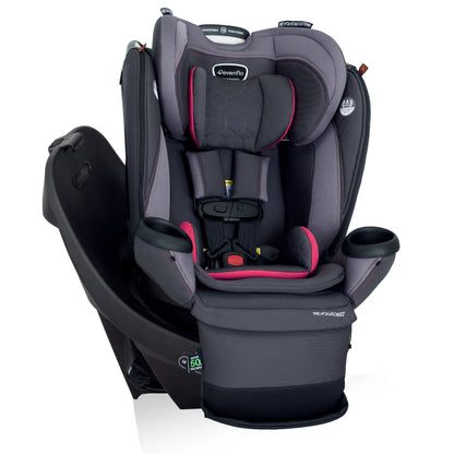 Revolve360 Extend All-In-One Rotational Car Seat with Quick Clean Cover (Rowe Pink)
