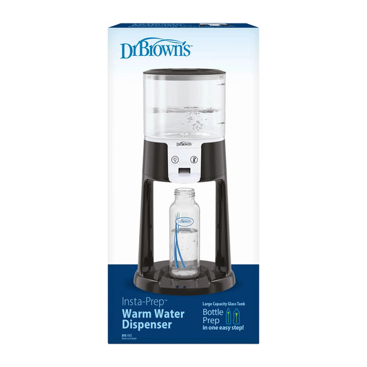 Insta-Prep Warm Water Dispenser for Fast Formula Prep, 1.5L Glass Tank, Adjustable Temp.