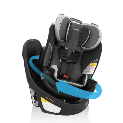Gold Revolve360 Slim 2-In-1 Rotational Car Seat with Sensorsafe (Amethyst)