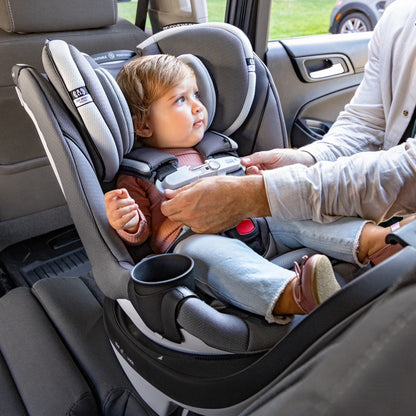 Gold Revolve360 Slim 2-In-1 Rotational Car Seat with Sensorsafe (Amethyst)