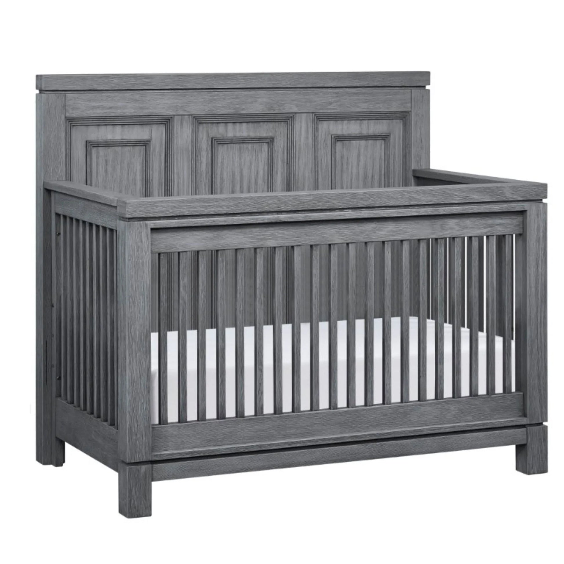 Manchester 4-In-1 Convertible Crib, Rustic Gray, Greenguard Gold Certified
