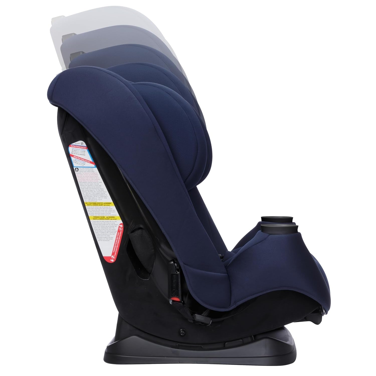 Pria All-In-One Convertible Car Seat, Infant to Toddler Car Seat, Easy-Install Harness, Machine-Washable Cover, 5-100 Lbs, Seafaring