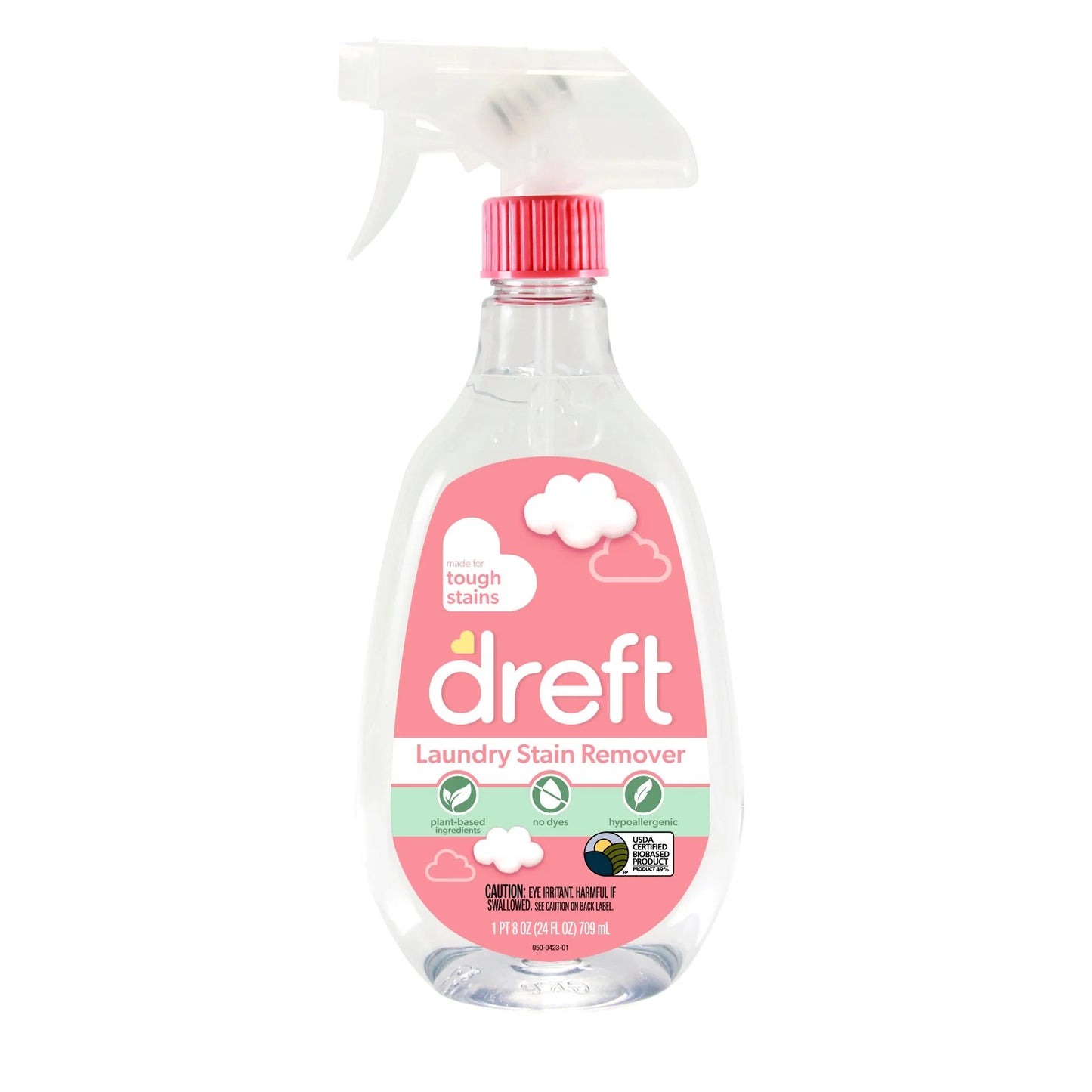 (4 Pack)  Plant Based Baby Spray and Wash Laundry Stain Remover, Baby Essentials, 24 Oz