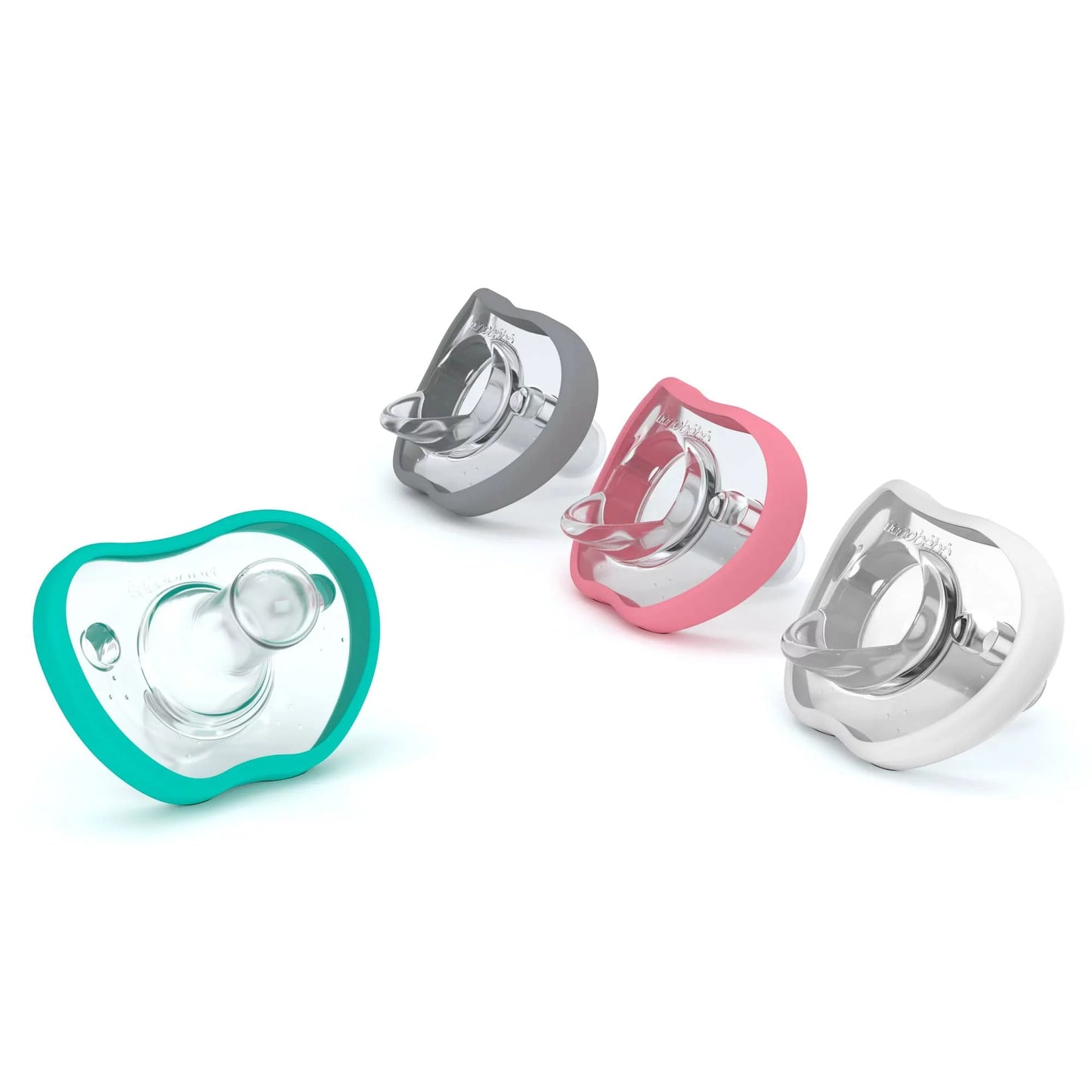 Flexy Newborn Pacifier, 0-3M - White