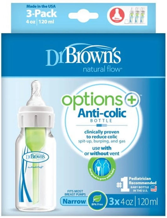 Options Baby Bottles - 4Oz, 3 Count
