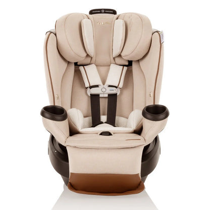 Gold Revolve360 Rotational Car Seat with Eco-Friendly Fabric, Champagne