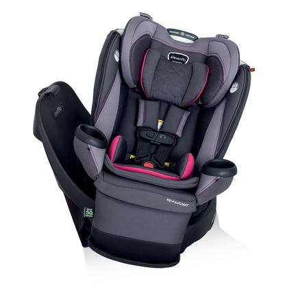 Revolve360 Extend All-In-One Rotational Car Seat with Quick Clean Cover (Rowe Pink)