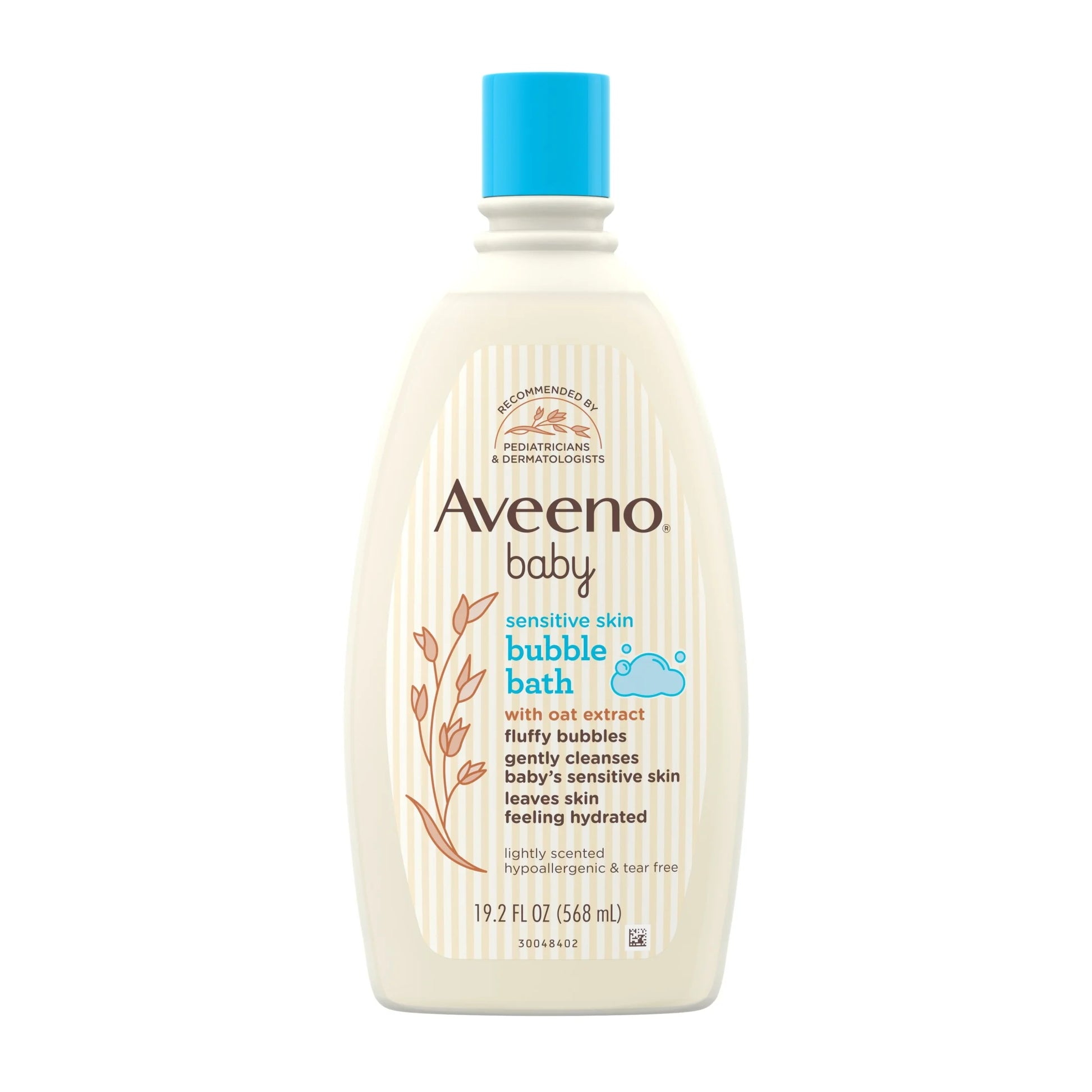 Baby Sensitive Skin Bubble Bath with Oat Extract, 19.2 Fl. Oz