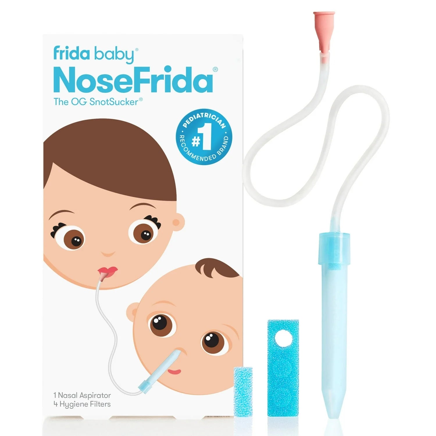 Nose Frida Snot Sucker Nasal Aspirator for Baby Nasal Congestion