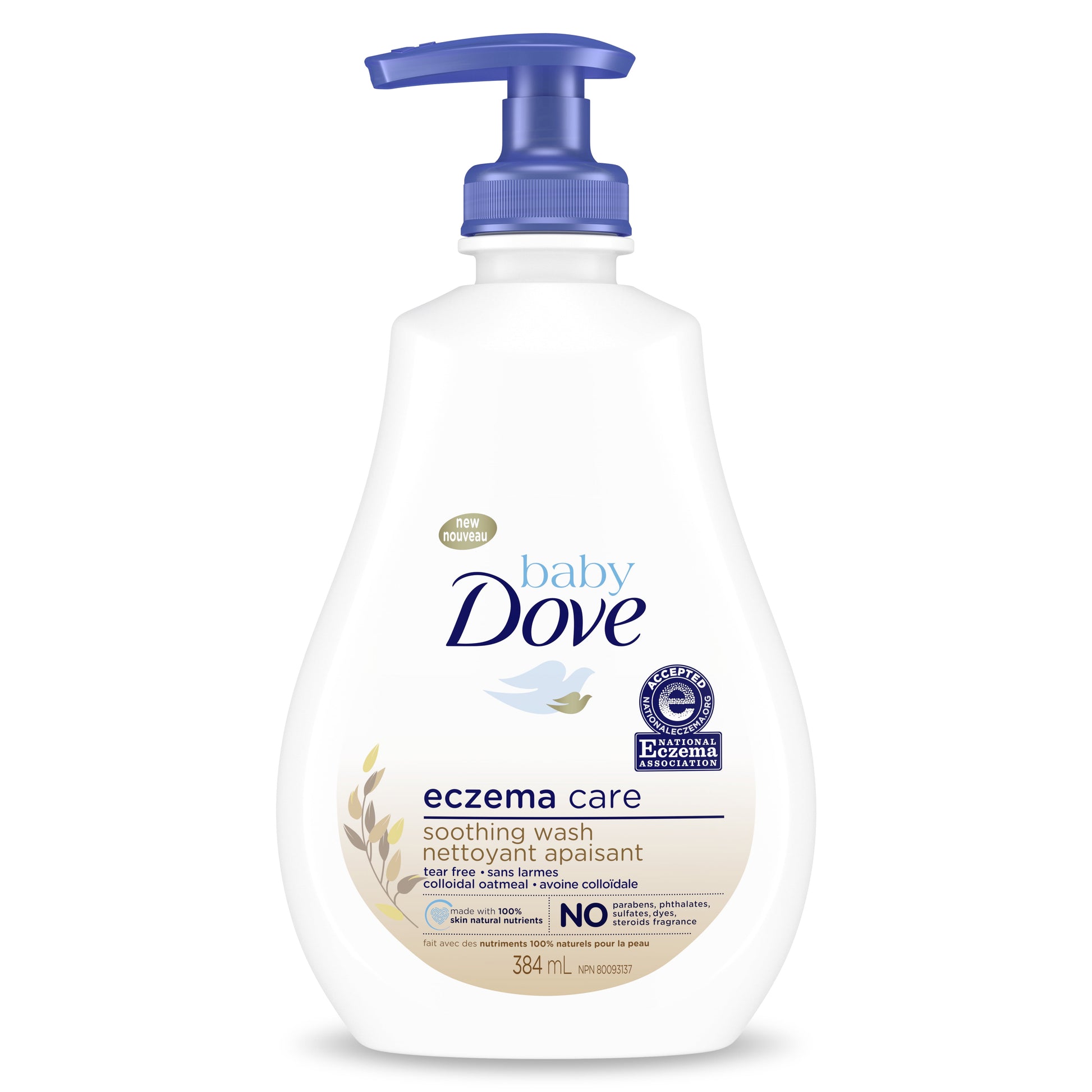 Derma Care Soothing Wash Skin Care with Colloidal Oatmeal for Eczema Prone Skin, 13 Oz