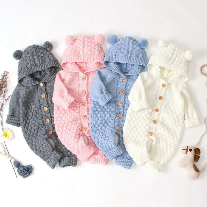 Newborn Unisex Bear Rompers