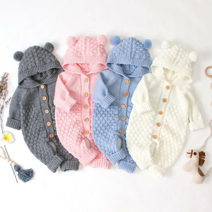 Newborn Unisex Bear Rompers