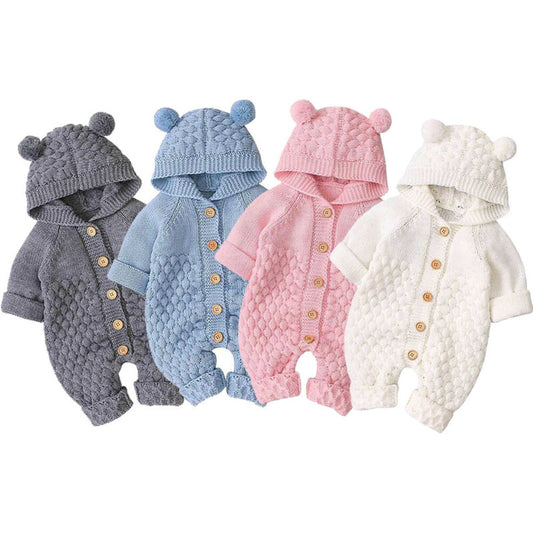Newborn Unisex Bear Rompers
