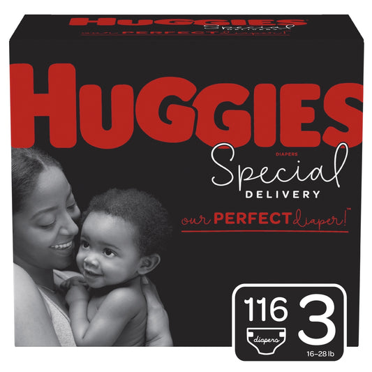 Special Delivery Hypoallergenic Baby Diapers, Size 3, 116 Ct, One Month Supply