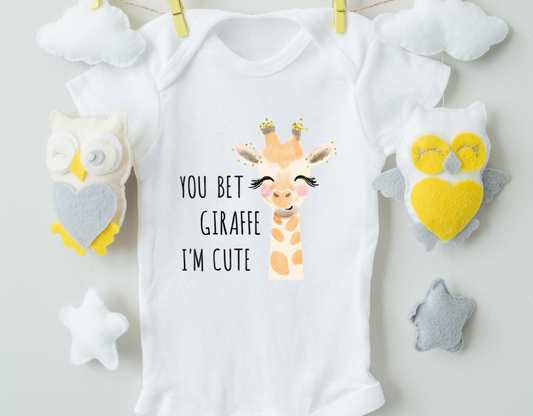 You Bet Giraffe I'm Cute Bodysuit