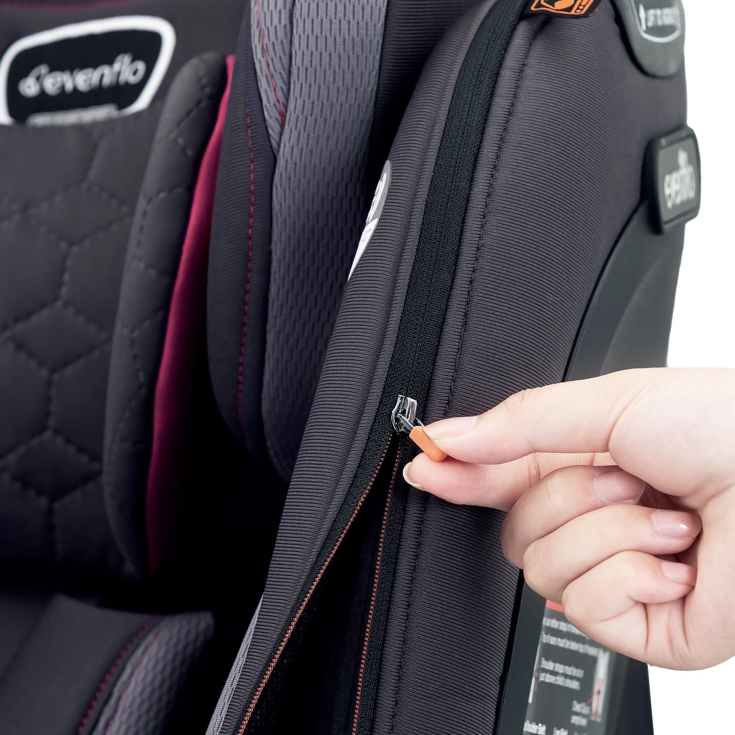 Revolve360 Extend All-In-One Rotational Car Seat with Quick Clean Cover (Rowe Pink)