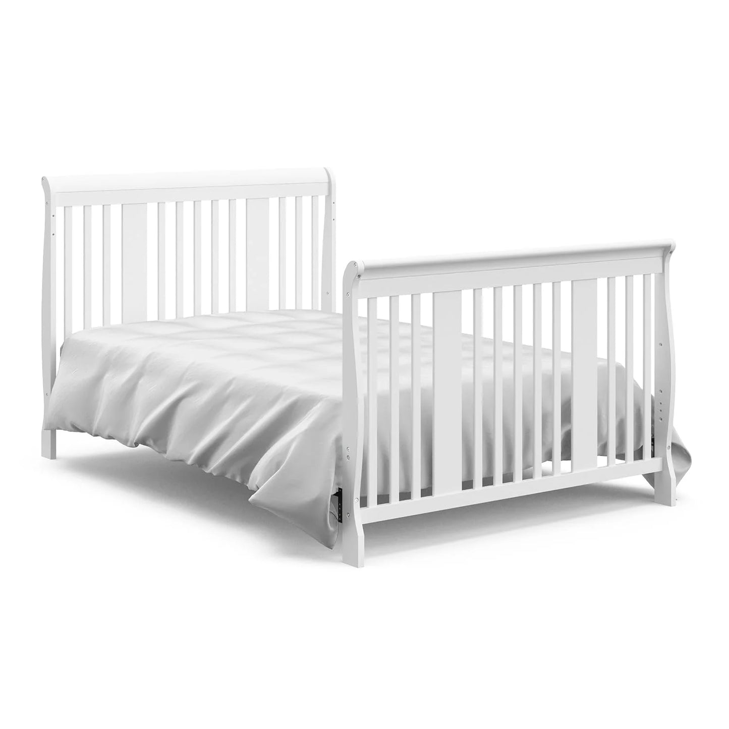Tuscany 4-In-1 Convertible Baby Crib White