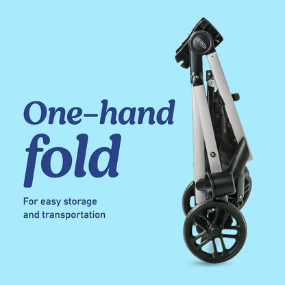 Graco Modes Pramette Travel System | Stroller & Car Seat Combo | 3-In-1 Stroller Modes | Includes Graco Snugride 35 Infant Car Seat | Ellington