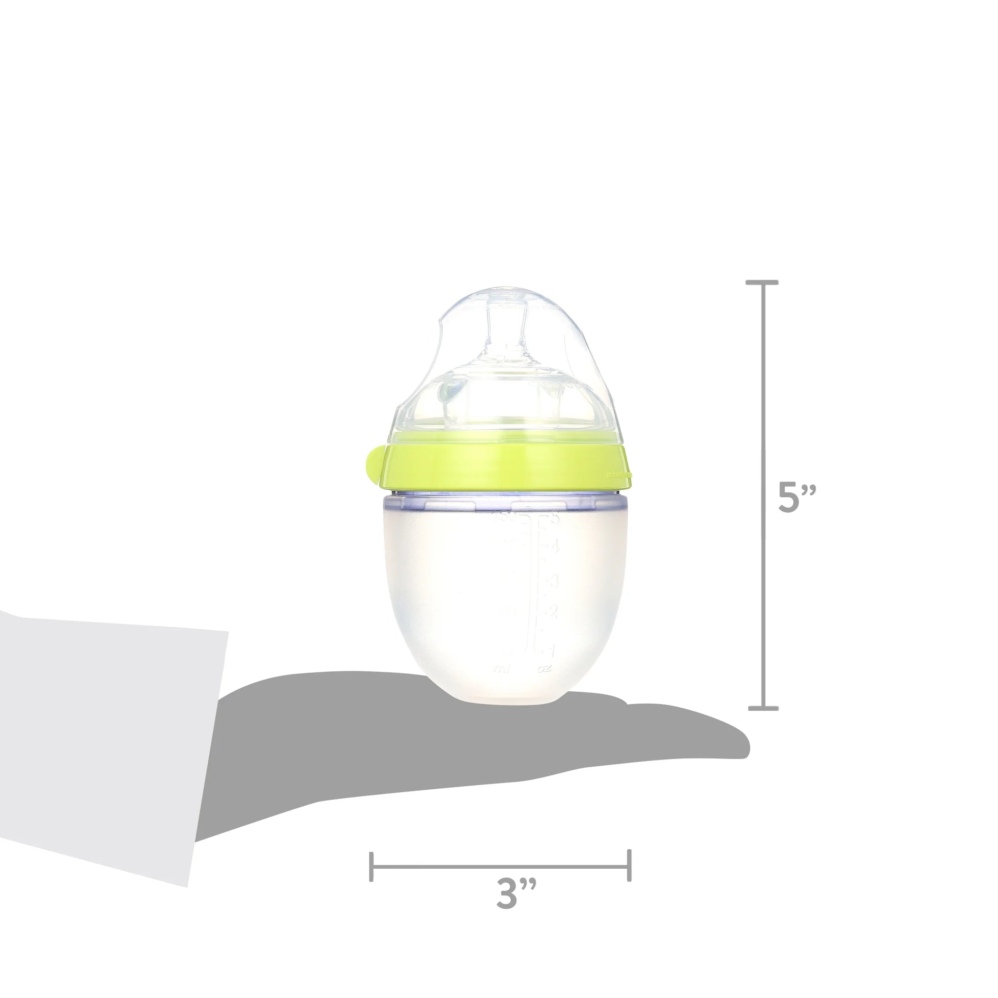 Baby Bottle, 5Oz, Green, 2 Pack