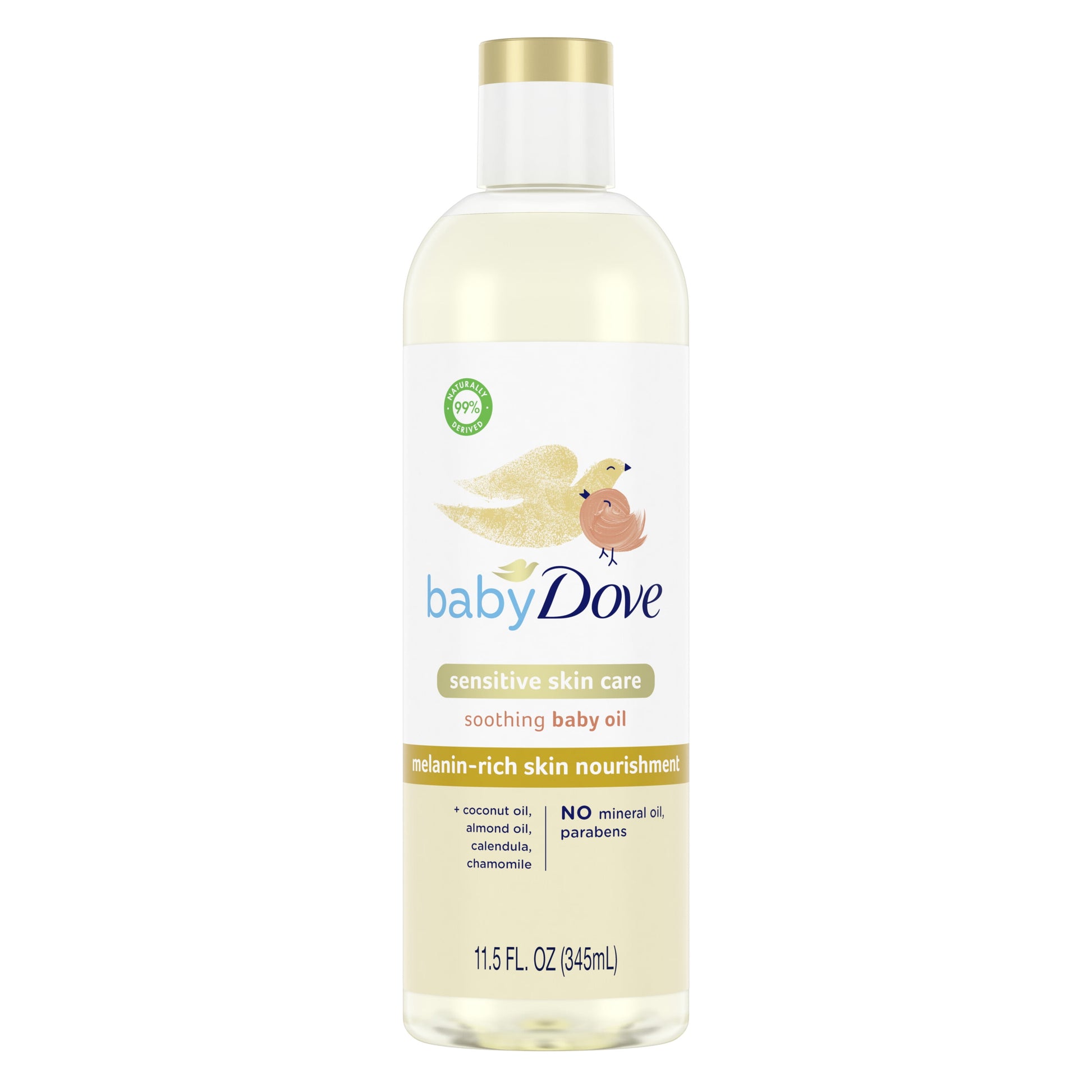 (2 Pack)  Melanin-Rich Skin Nourishment Baby Oil Sensitivity All Newborn Skin, 11.5 Oz
