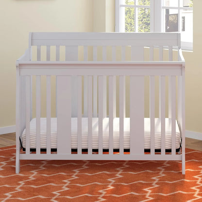 Tuscany 4-In-1 Convertible Baby Crib White
