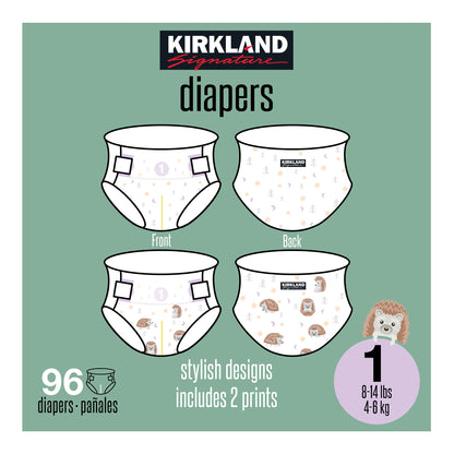 Kirkland Signature Diaper Size 1, 96-Count