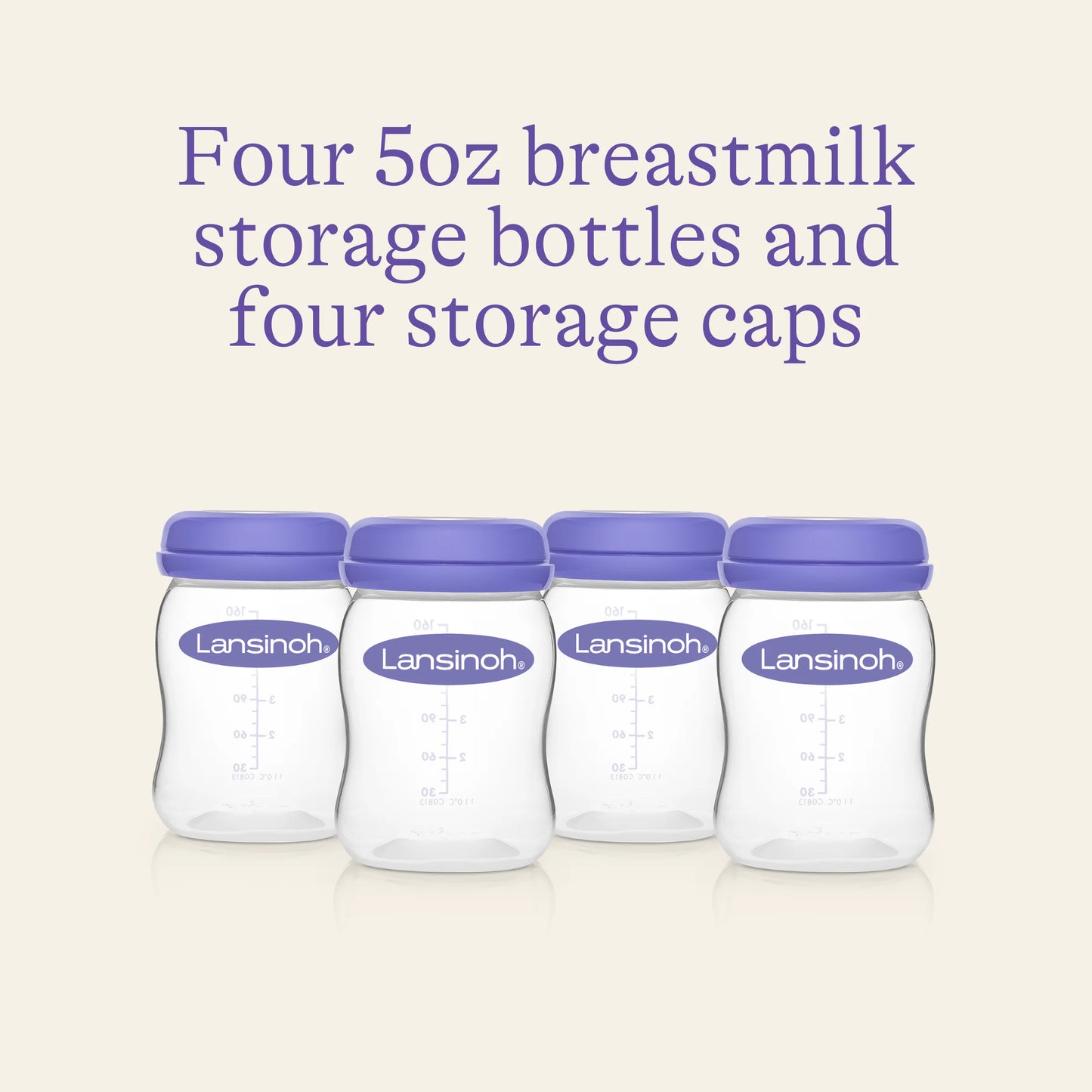 Breastmilk Storage Breast Pump Bottles, 4 Count
