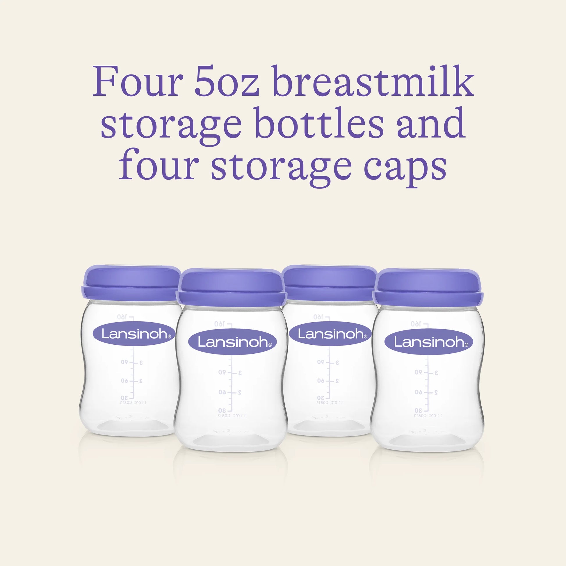 Breastmilk Storage Breast Pump Bottles, 4 Count