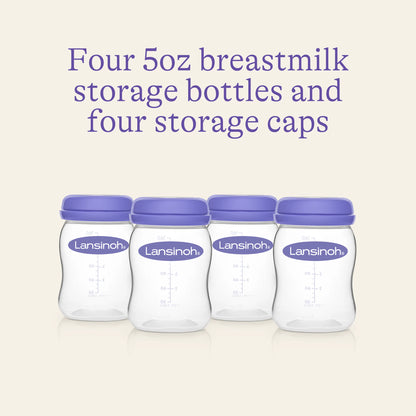 Breastmilk Storage Breast Pump Bottles, 4 Count