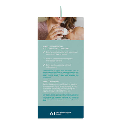 Balance Wide Neck Baby Bottles Clear and White 5Oz, 2 Count
