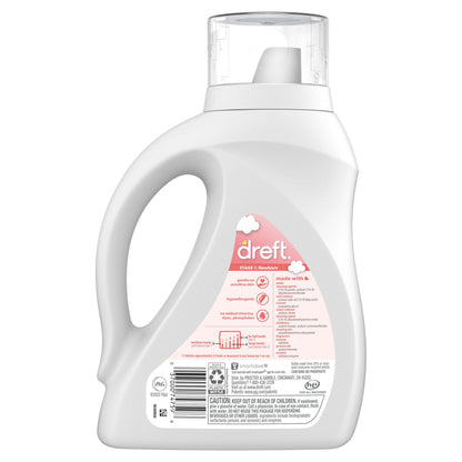 Newborn Baby Liquid Laundry Detergent, Sensitive Skin, Hypoallergenic, 32 Loads, 46 Fl Oz
