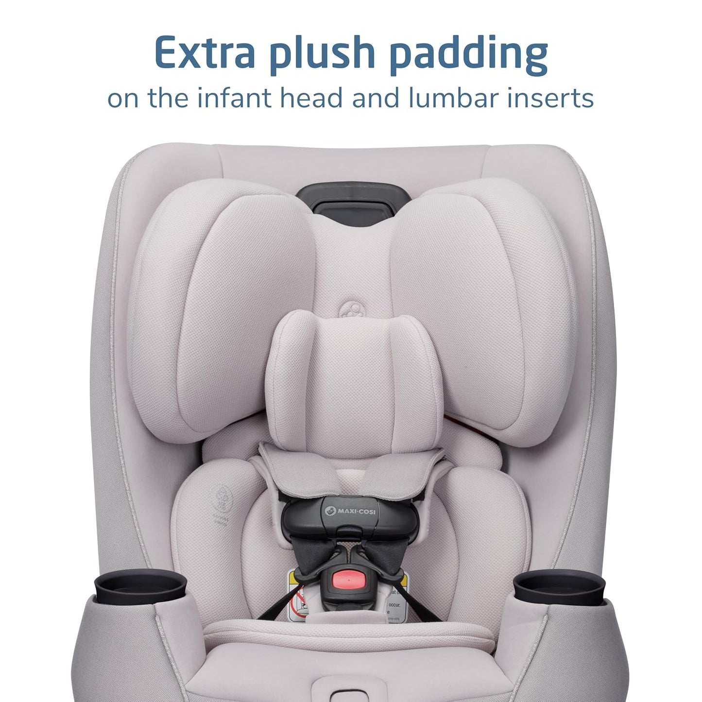 Pria Max 3-In-1 Convertible Car Seat, Infant to Toddler Car Seat, Clipquick Magnetic Chest Clip, Quick-Install Latch, Machine-Washable Cover, 5-100 Lbs, Oyster Shell