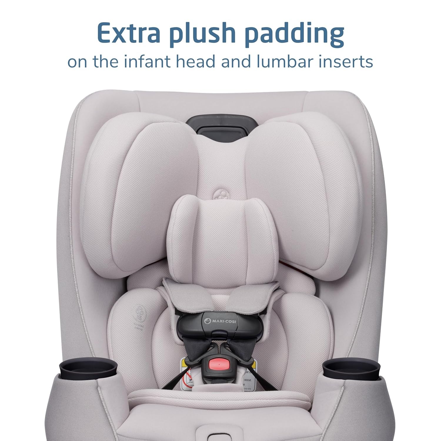 Pria Max 3-In-1 Convertible Car Seat, Infant to Toddler Car Seat, Clipquick Magnetic Chest Clip, Quick-Install Latch, Machine-Washable Cover, 5-100 Lbs, Oyster Shell