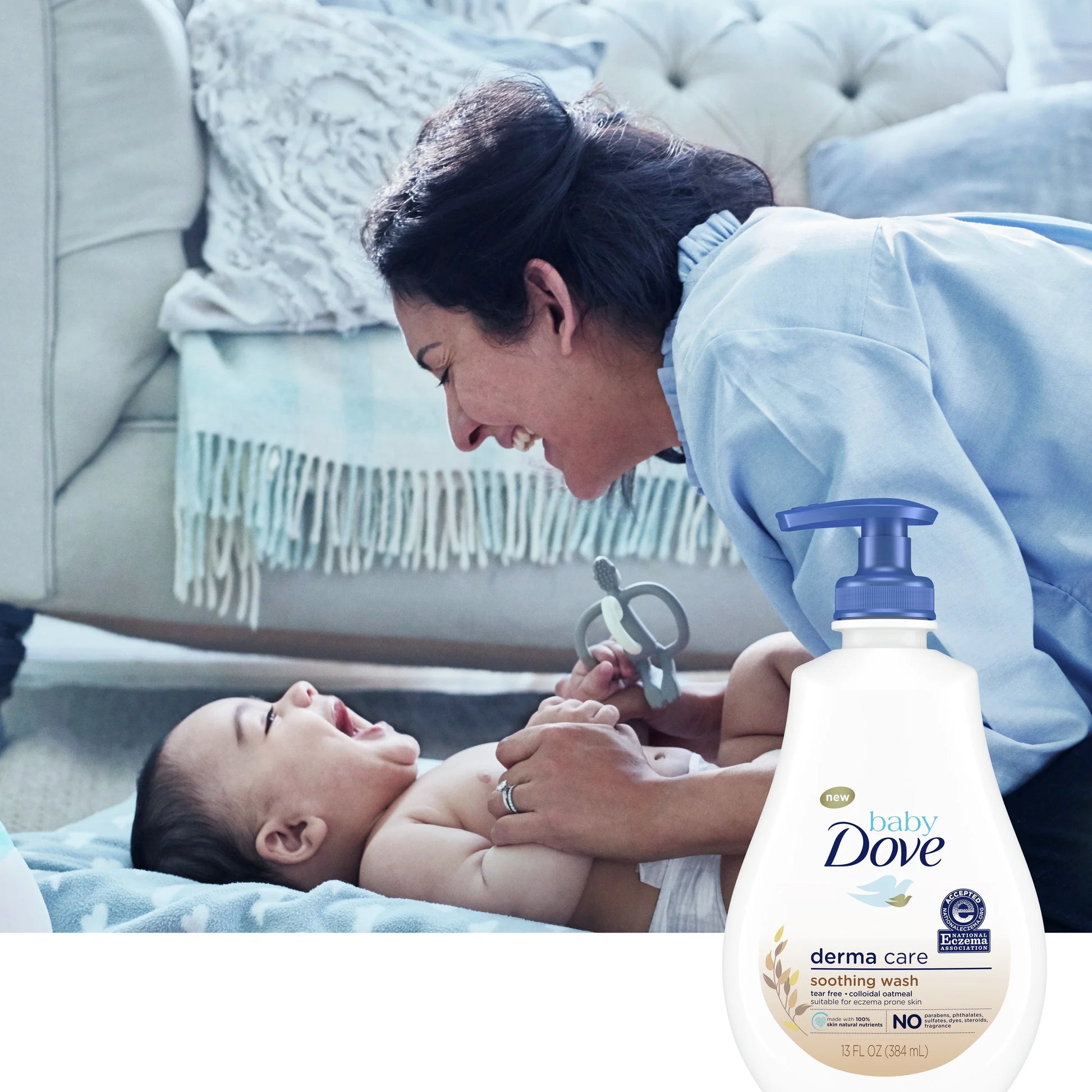 Derma Care Soothing Wash Skin Care with Colloidal Oatmeal for Eczema Prone Skin, 13 Oz